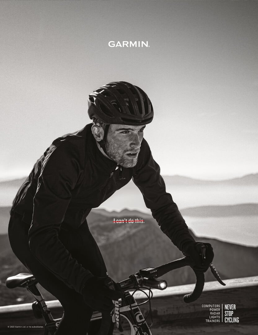 Garmin Never Stop Cycling - Desafios Strava