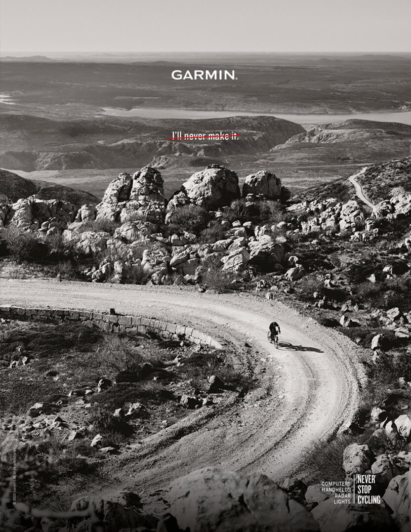 Garmin Never Stop Cycling - Desafios Strava